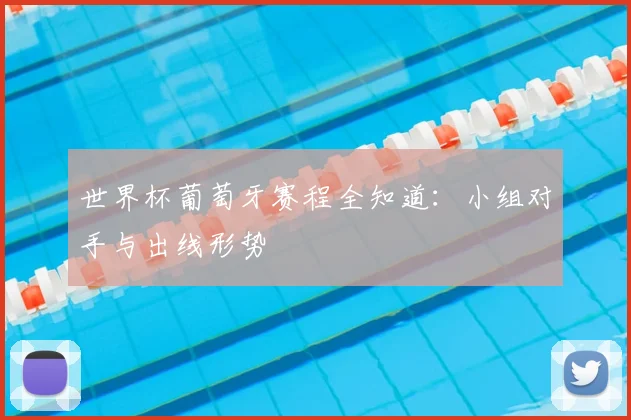 世界杯葡萄牙赛程全知道：小组对手与出线形势